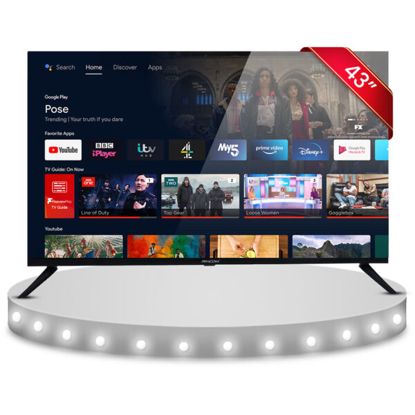 43 Inch Android Smart TV - RCTFHD43S